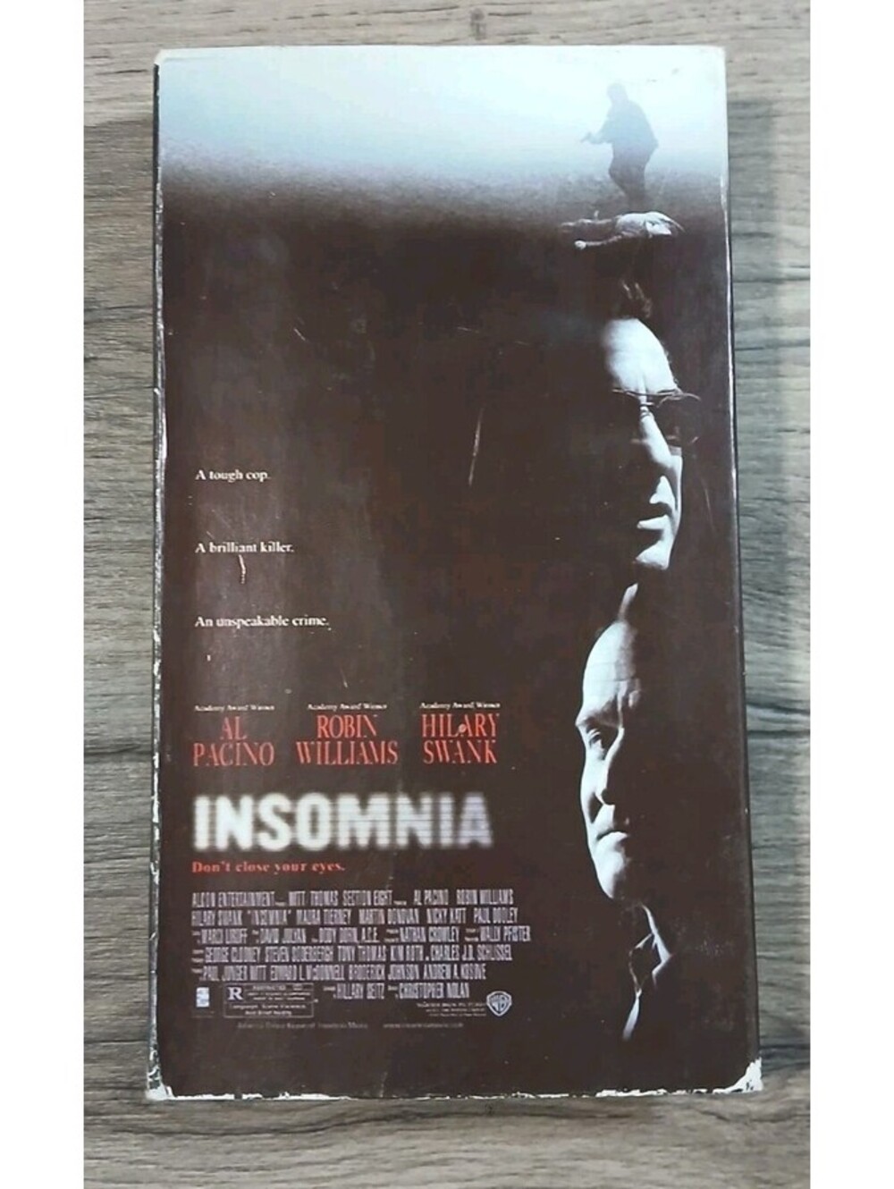 Insomnia - VHS, 2002 - Robin Williams - RARE NO BARCODE - GOOD CONDITION